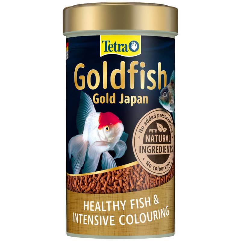 Tetra Goldfish Gold Japan 280g: premium diet with natural ingredients for goldfish health.
