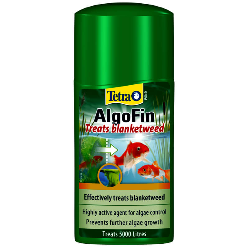 Tetra Algofin [SNG] 250ml by Tetra controls blanketweed and algae in garden ponds.