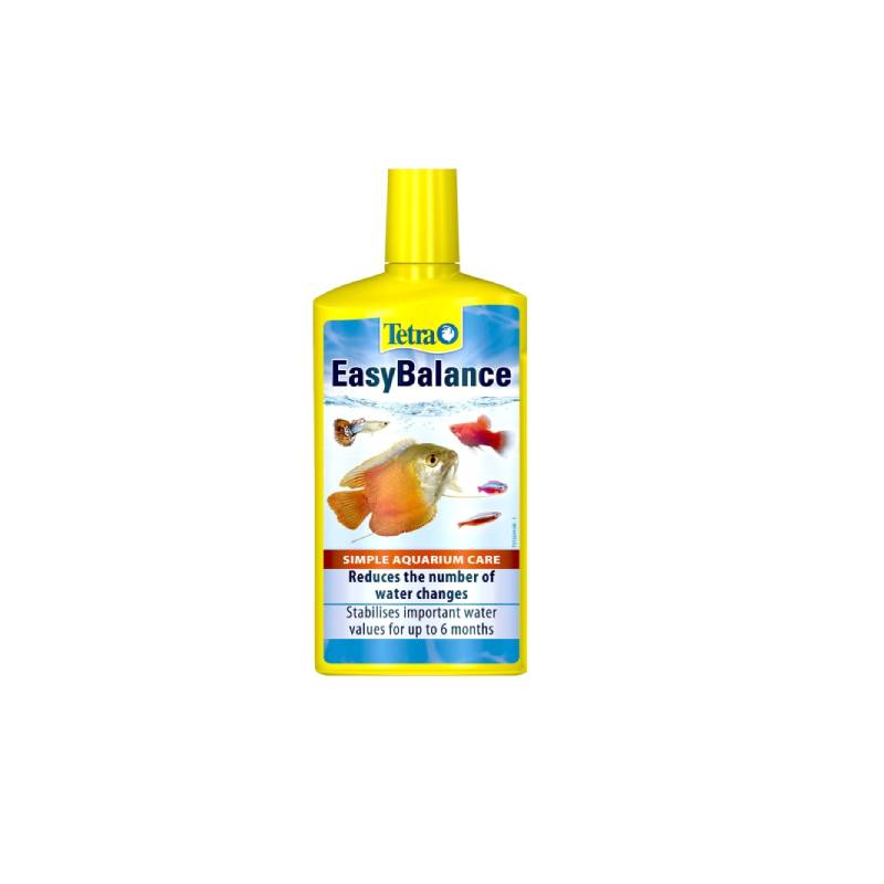 Tetra Easy Balance aquarium water conditioner for fish tank care and maintenance.