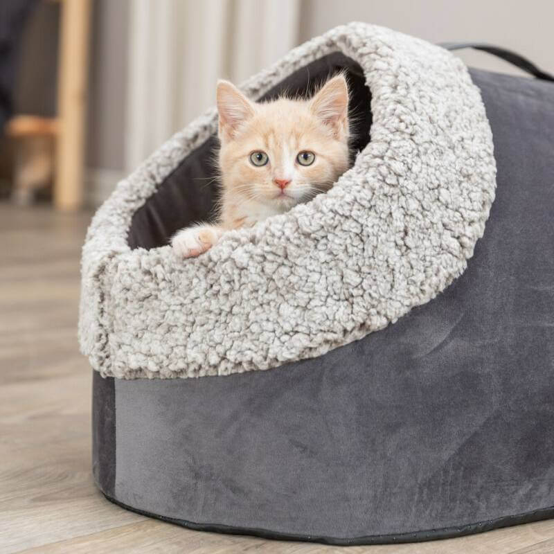Trixie Calida Cat Cave with Heat-Reflecting Inlay Grey-Pet n Pony-Trixie