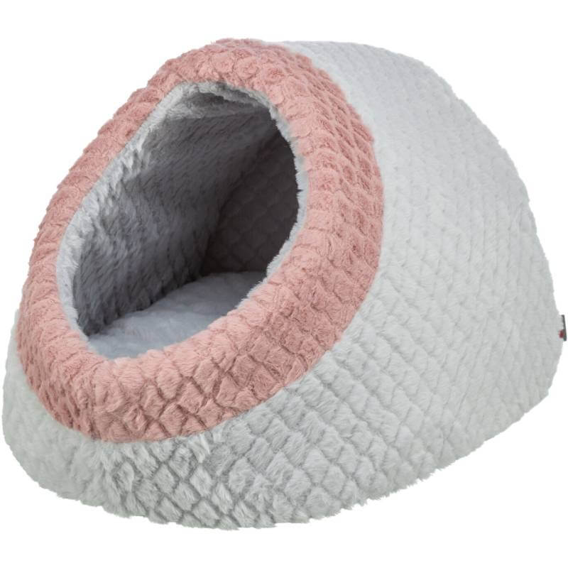 Trixie Kaline Mio Dog Cave Grey & Old Pink