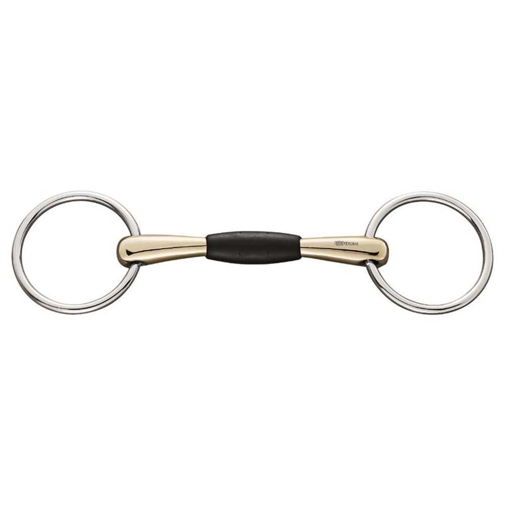 Sprenger Flex Control Single Joint 18mm bit with a flexible mouth and large circular rings.