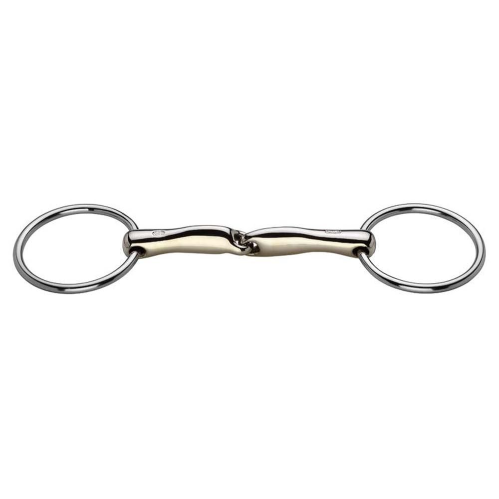 The Sprenger Novocontact 16mm Loose Ring Snaffle suits horses with sensitive mouths.