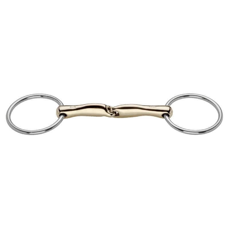 Sprenger Novocontact Sensogan Bit, single joint with loose (circular) rings, 14mm.