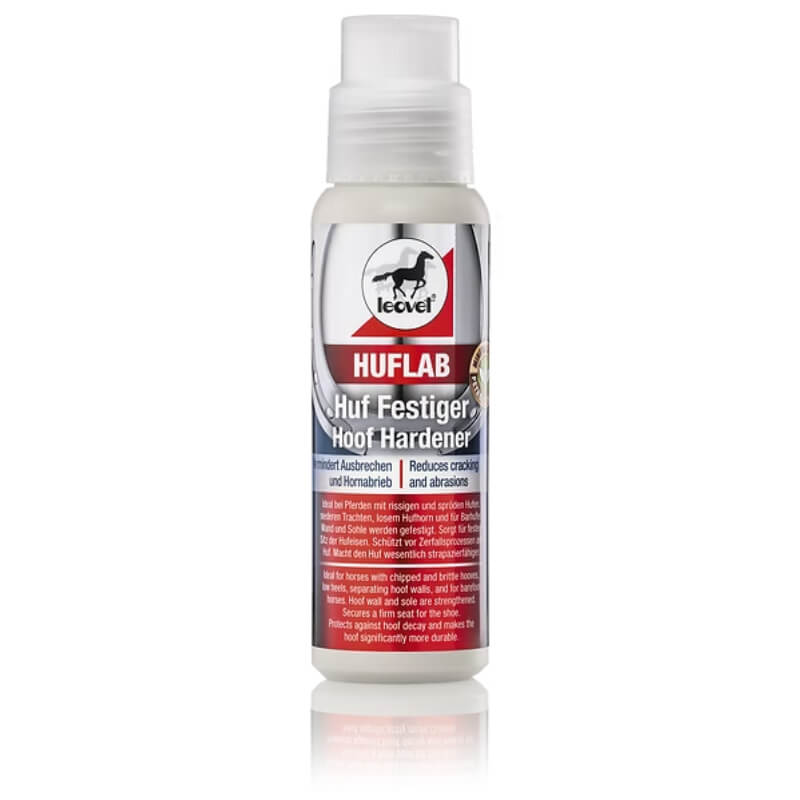 Leovet Hoof Lab Hoof Hardener 200ml, a hoof strengthener for brittle hooves.