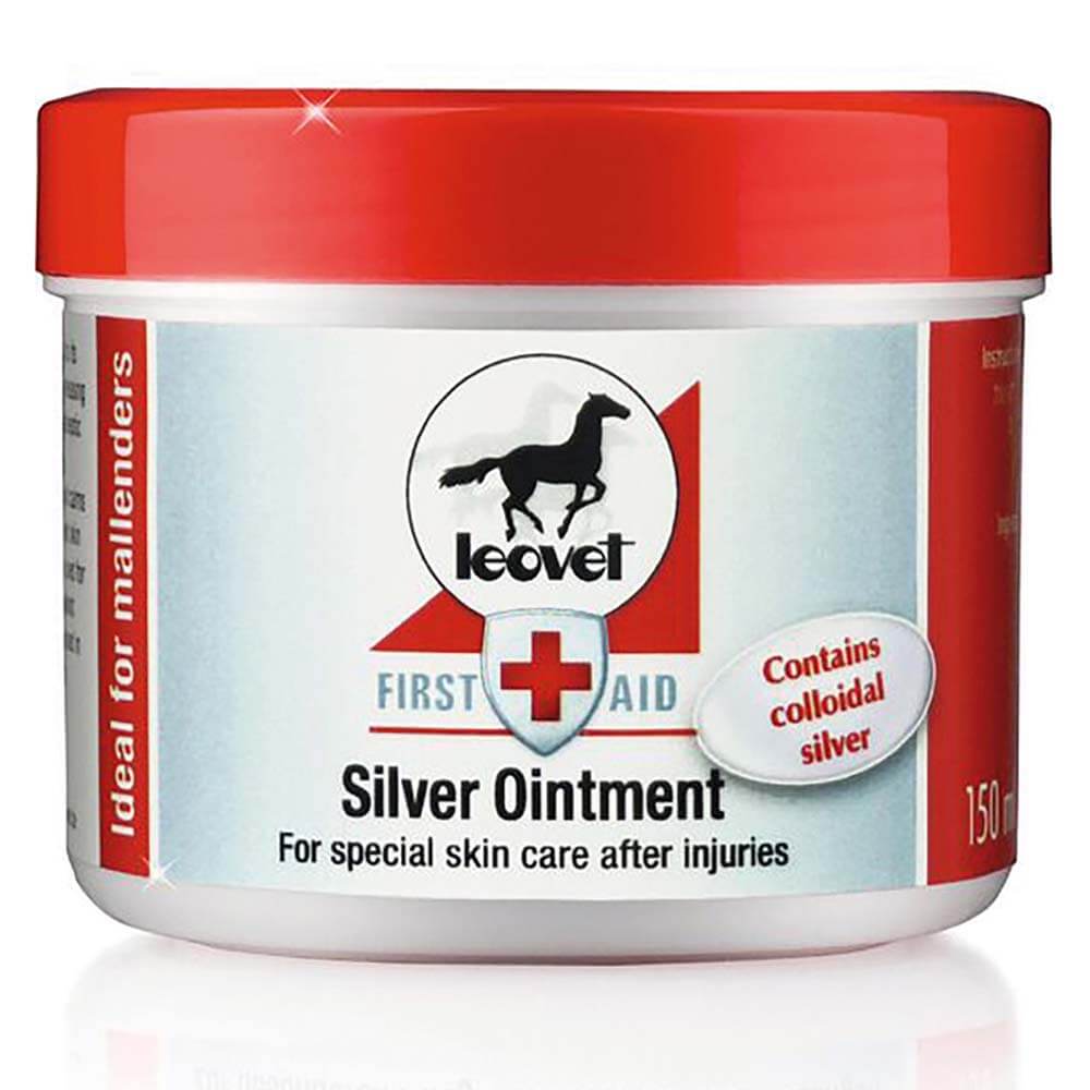 Leovet Silver Ointment 150ml aids skin regeneration and mud fever care.