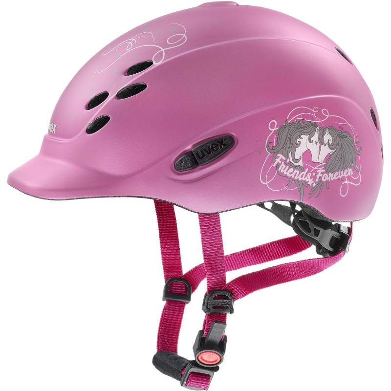 Uvex Onyxx Friends II Riding Hat Pink Matt 3XS-XS