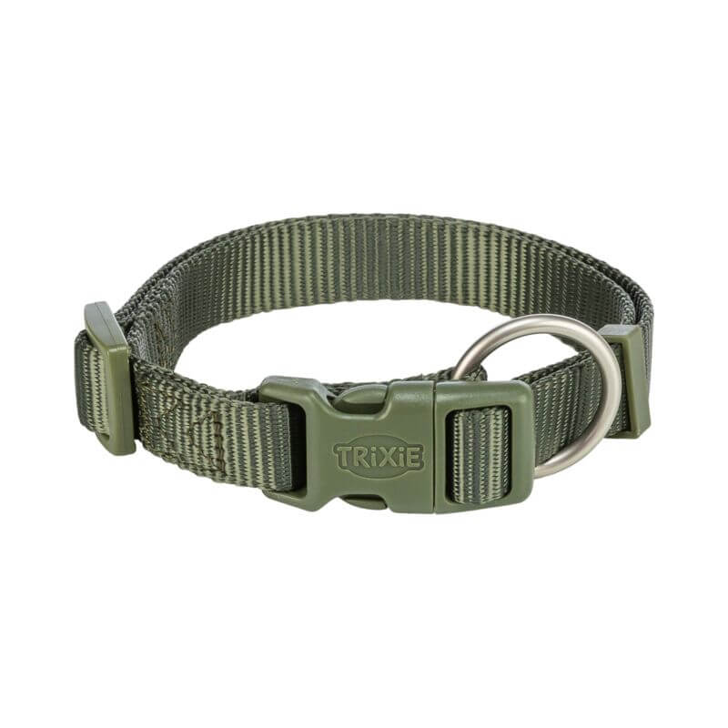 Trixie Premium Collar Olive Green