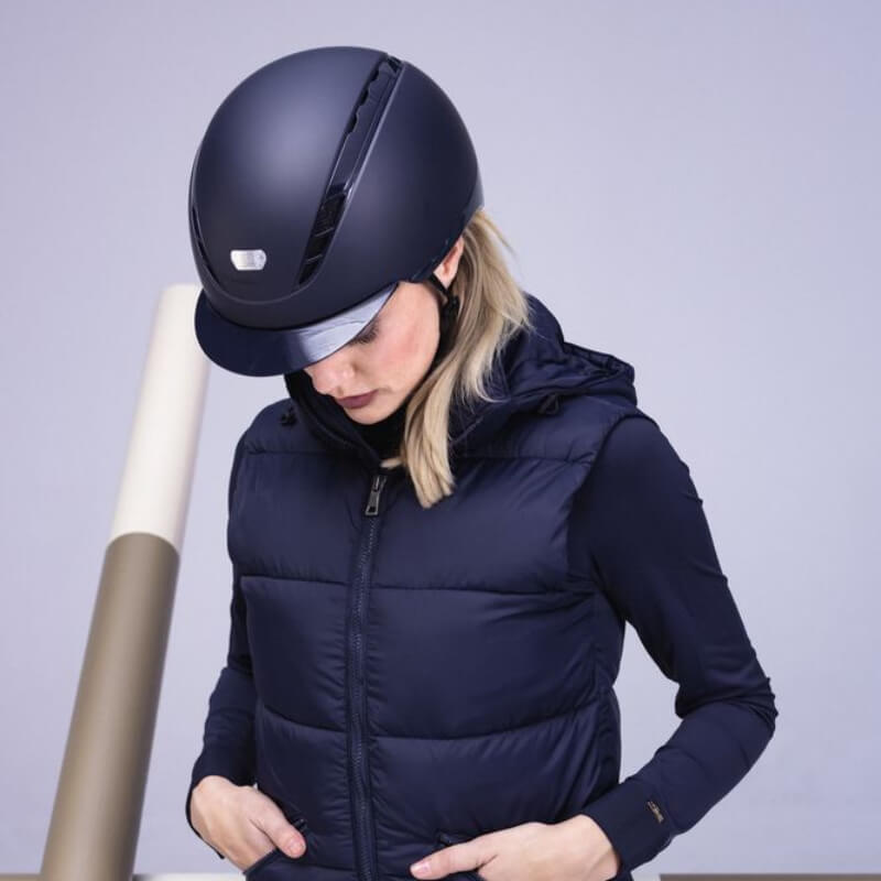 Pikeur Abus AirDuo Equestrian Riding Helmet Midnight Blue-Pet n Pony-Pikeur