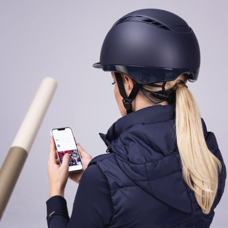 Pikeur Abus AirDuo Equestrian Riding Helmet Midnight Blue-Pet n Pony-Pikeur