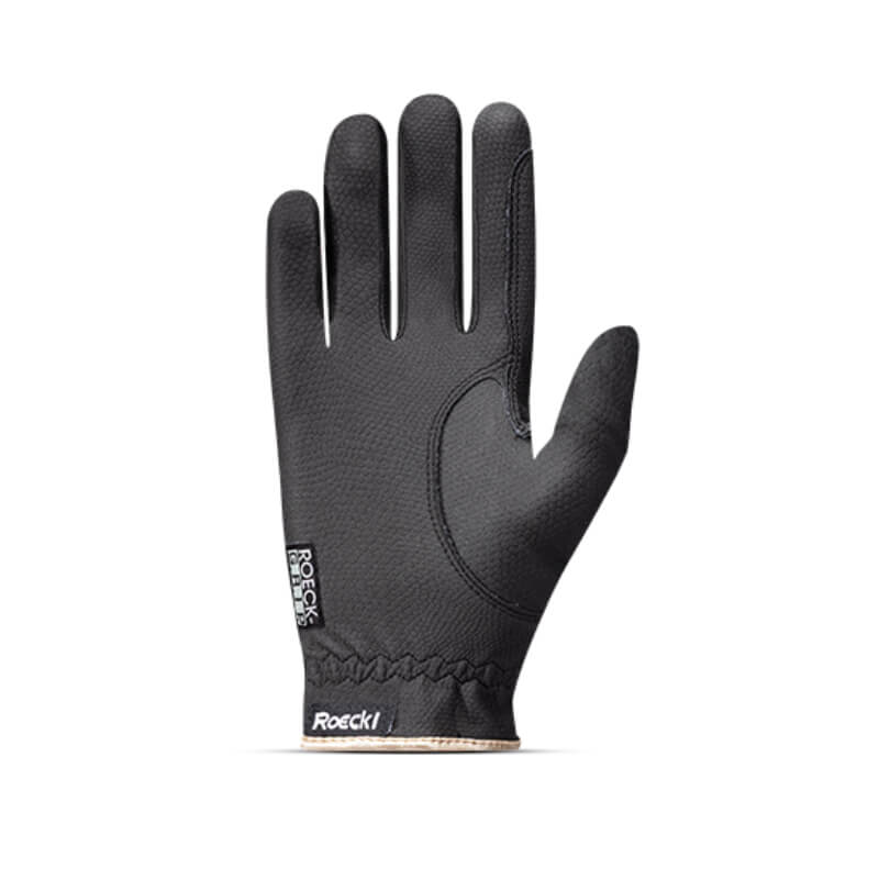 Roeckl Lona Gloves Black/Gold-Pet n Pony-Roeckl