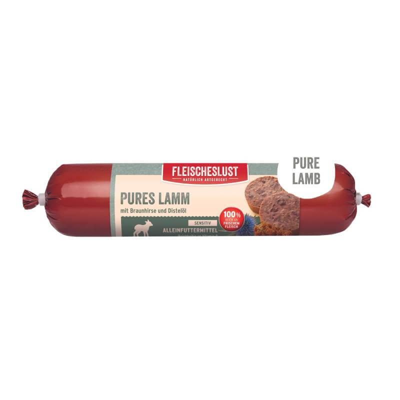 Fleischeslust Pure Lamb with unpeeled millet and yeast-Pet n Pony-Fleischeslust