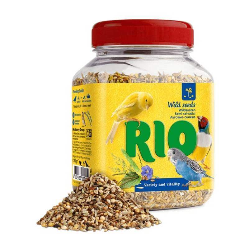 Rio Wild Seeds Mix Natural Treat for All Birds 240g-Pet n Pony-Rio