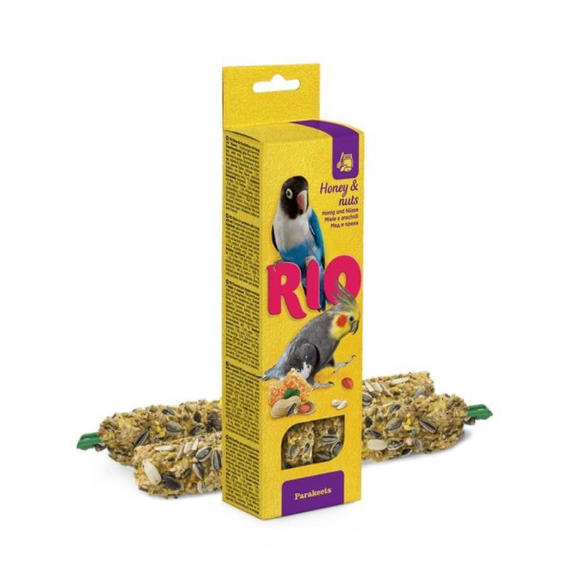 Rio Sticks for Parakeets with Honey &amp; Nuts 2x75g