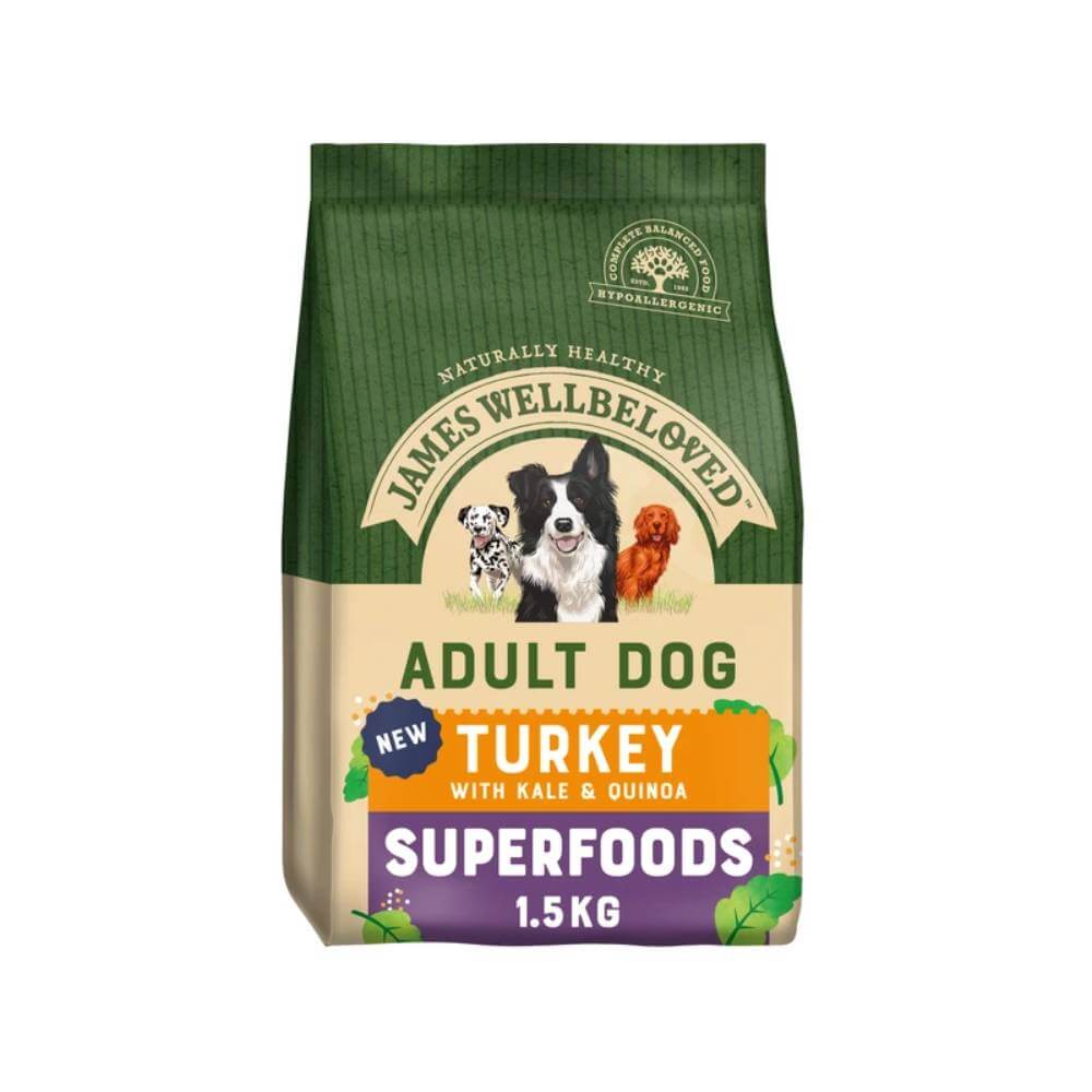 James Wellbeloved Superfoods Adult Turkey with Kale &amp; Quinoa