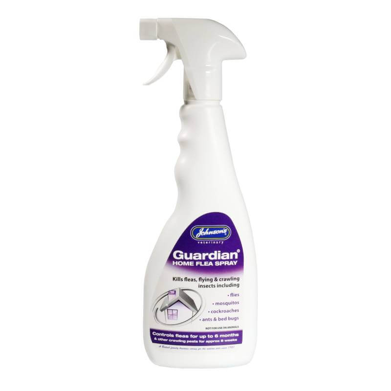 JVP Guardian Home Flea Spray 500ml for effective at-home flea and insect control.