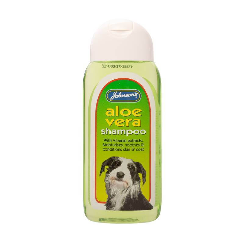 JVP Aloe Vera Shampoo 200ml, ideal for conditioning your dog's skin and coat.