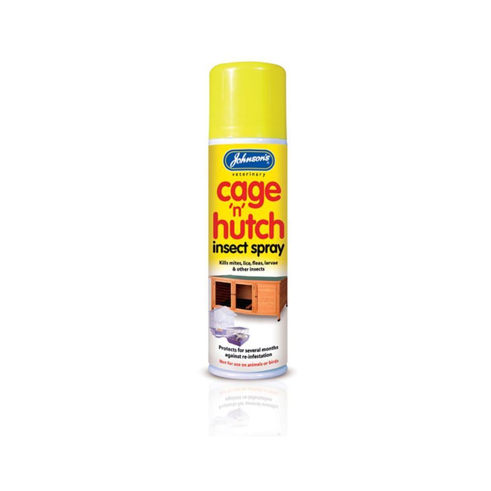 JVP Cage N Hutch Insect Spray 250ml for pet housing and enclosures.