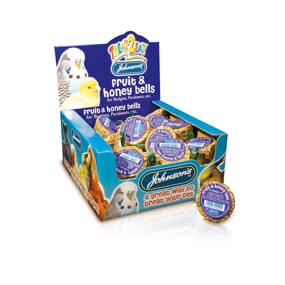 JVP Fruit &amp; Honey Bell 34G budgie treat for parakeets and pet birds.