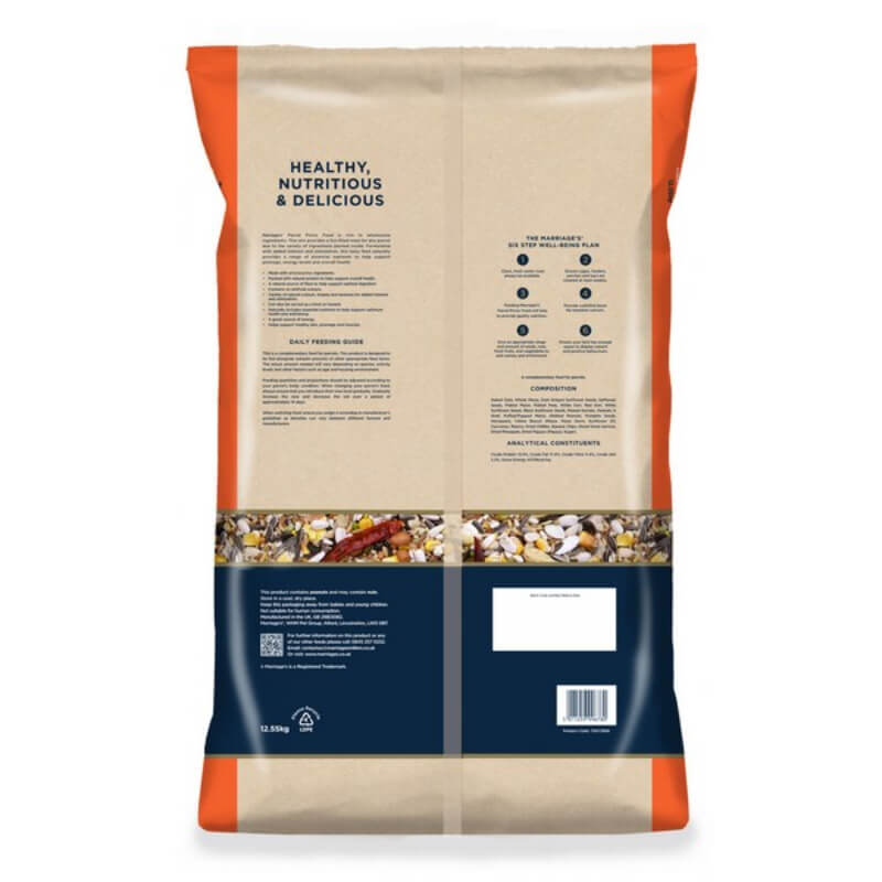 Marriages Parrot Picnic Food 12.55kg