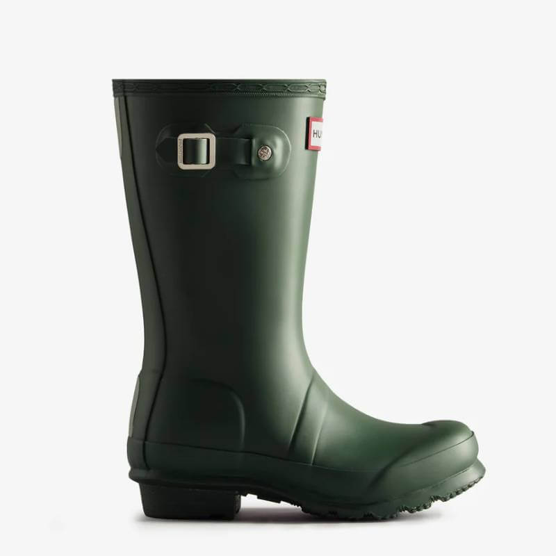 Hunter Original Kids Wellington Boots Green