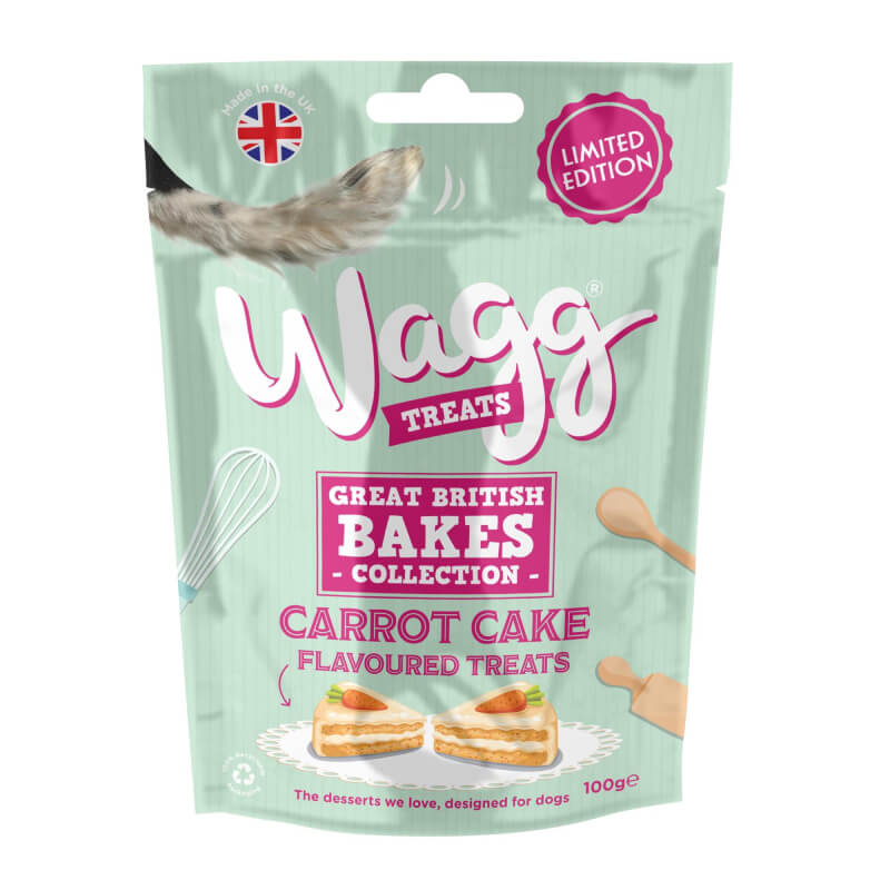 Wagg GB Bake Carrot Cake Treats 100g