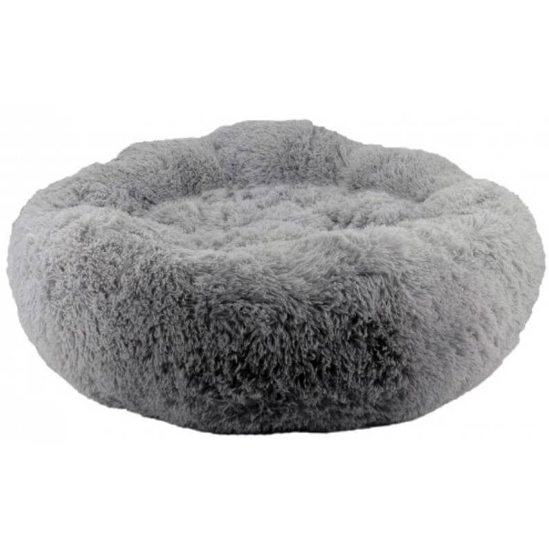 Ancol Super Plush Donut Bed Slate Grey-Pet n Pony-Ancol