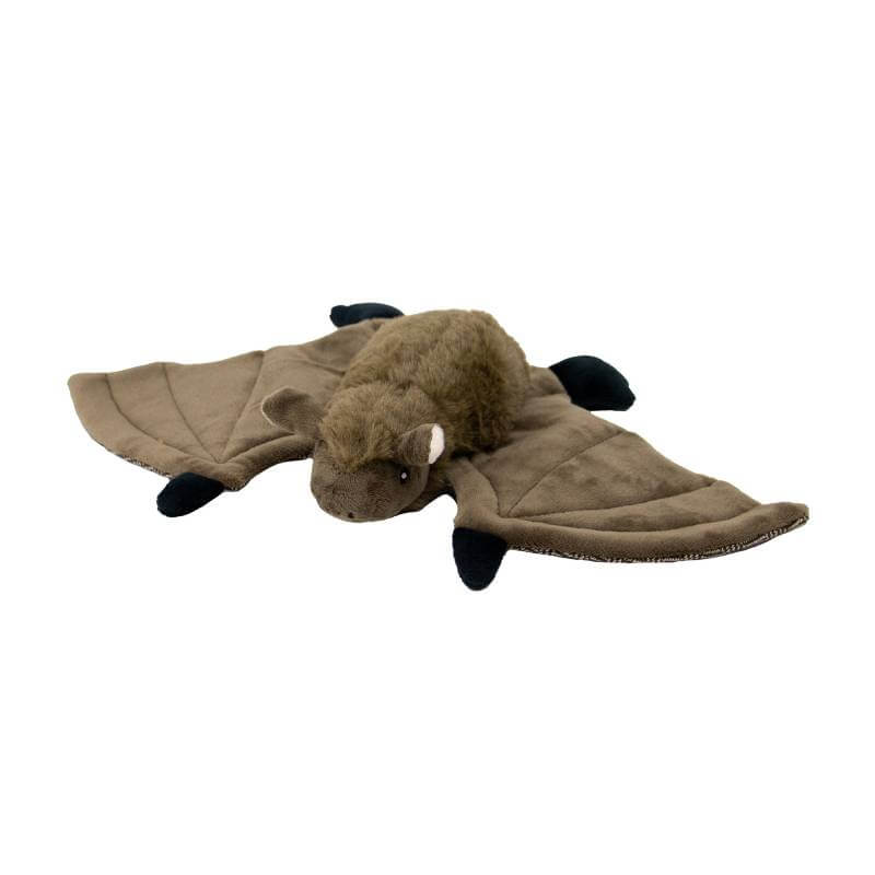 Ancol Heritage Barnaby Bat Midi: an eco-friendly dog toy with outstretched wings and black feet.
