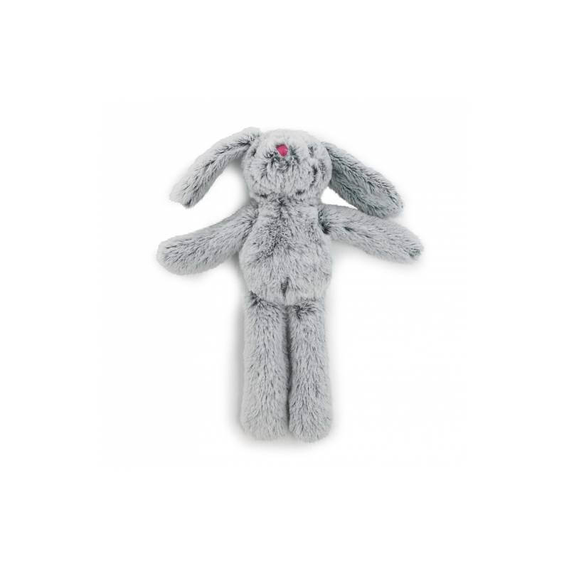 Ancol Small Bite Bunny: gray plush bunny with floppy ears by Ancol.