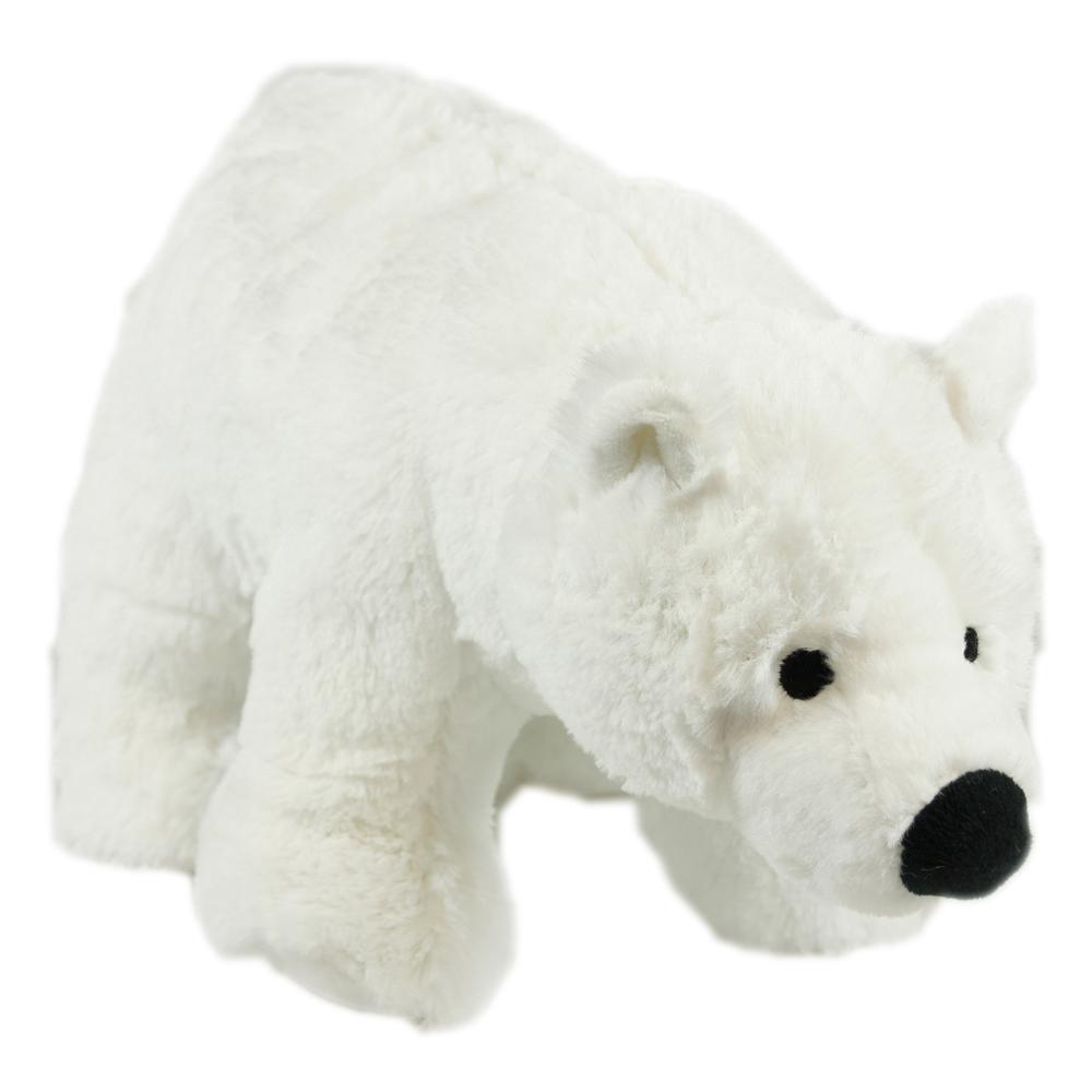 Animal Instincts Snow Mates Perdita Polar Bear stands on all fours, perfect for cuddles.