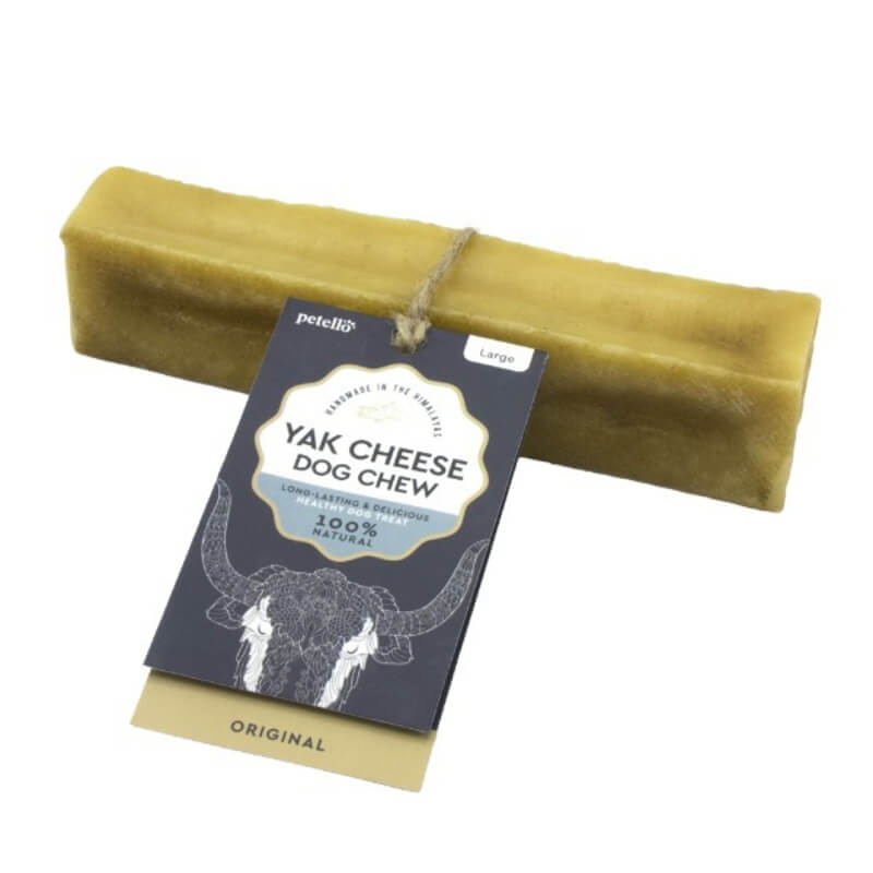 Petello Yak Cheese Dog Chew 115g—a natural, long-lasting treat for your pup.