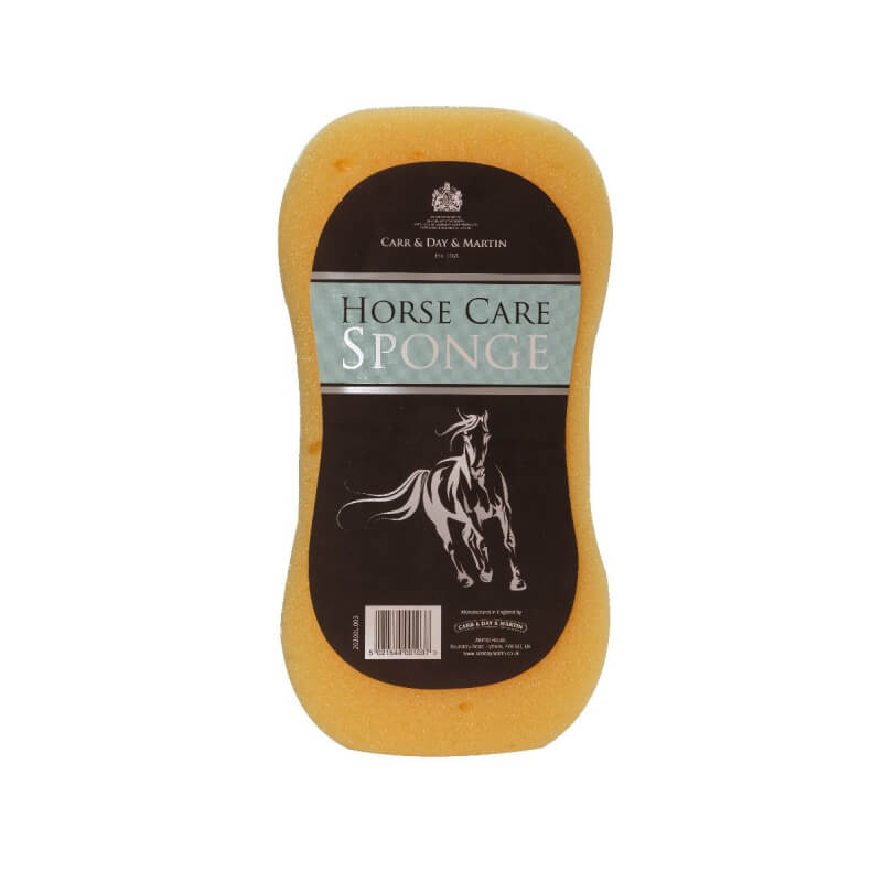 Carr Day Martin Horse Care Sponge features a black label with horse graphic and product details.