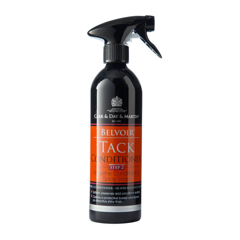 Carr Day Martin Belvoir Tack Conditioner Step 2 500ml spray for saddlery leather care.