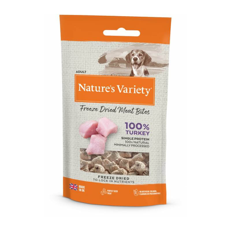 Nature's Variety Freeze Dried Meat Bites Turkey 20g-Pet n Pony-Nature's Variety