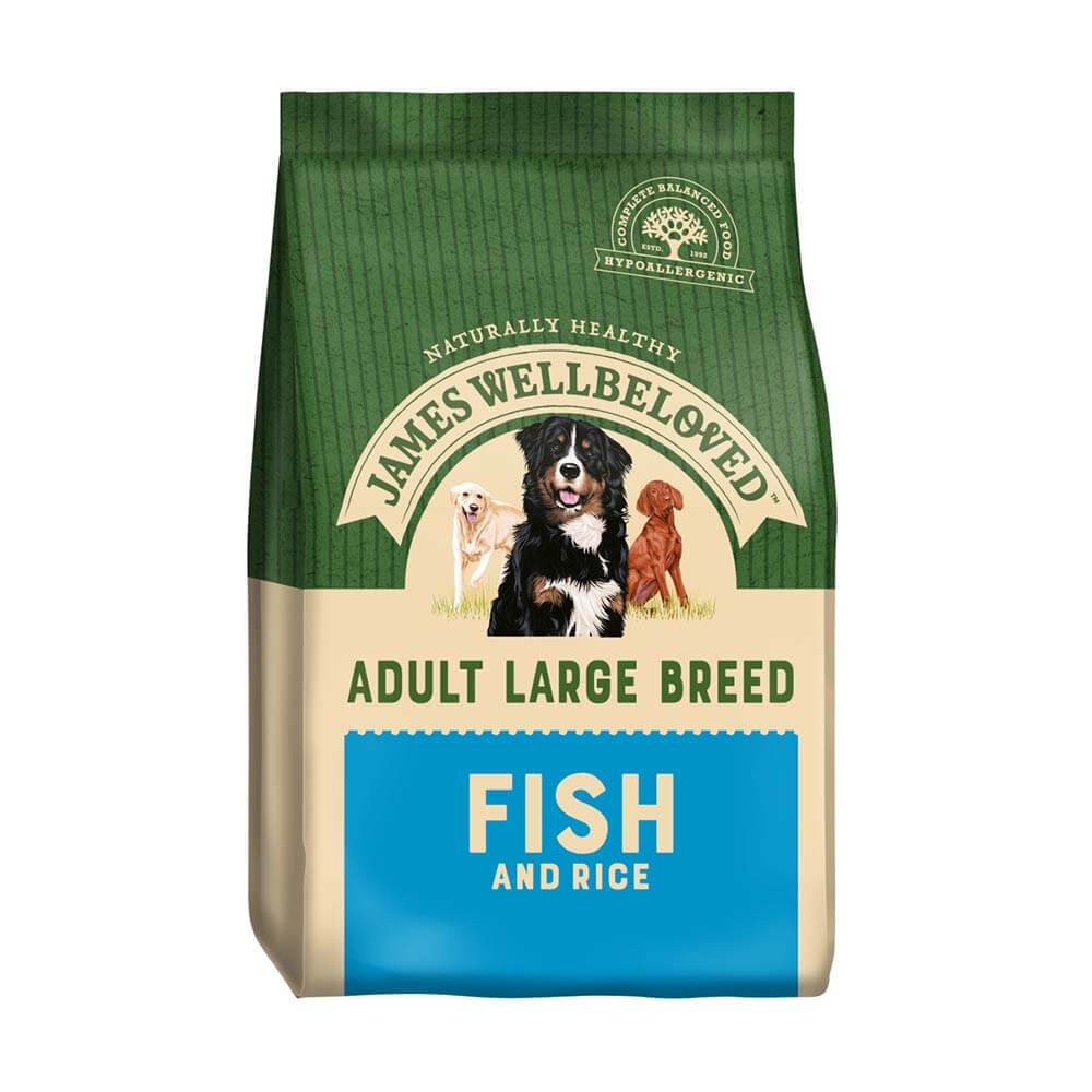 James Wellbeloved Fish &amp; Rice Large Breed Adult 15kg