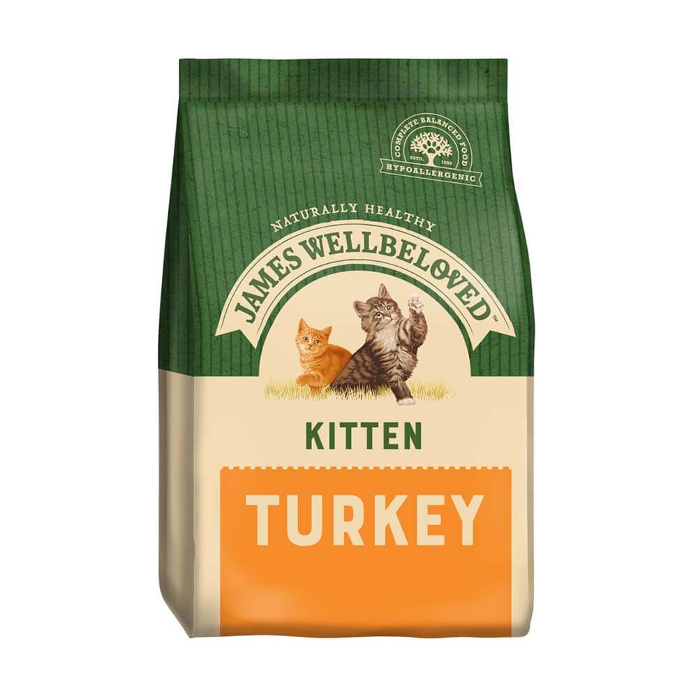 James Wellbeloved Cat Food Kitten Turkey and Rice 4kg