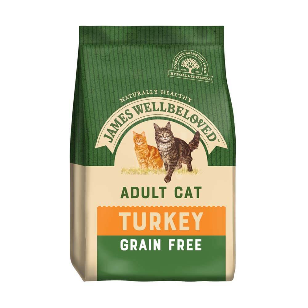 James Wellbeloved Cat Food Turkey and Veg Adult 1.5kg