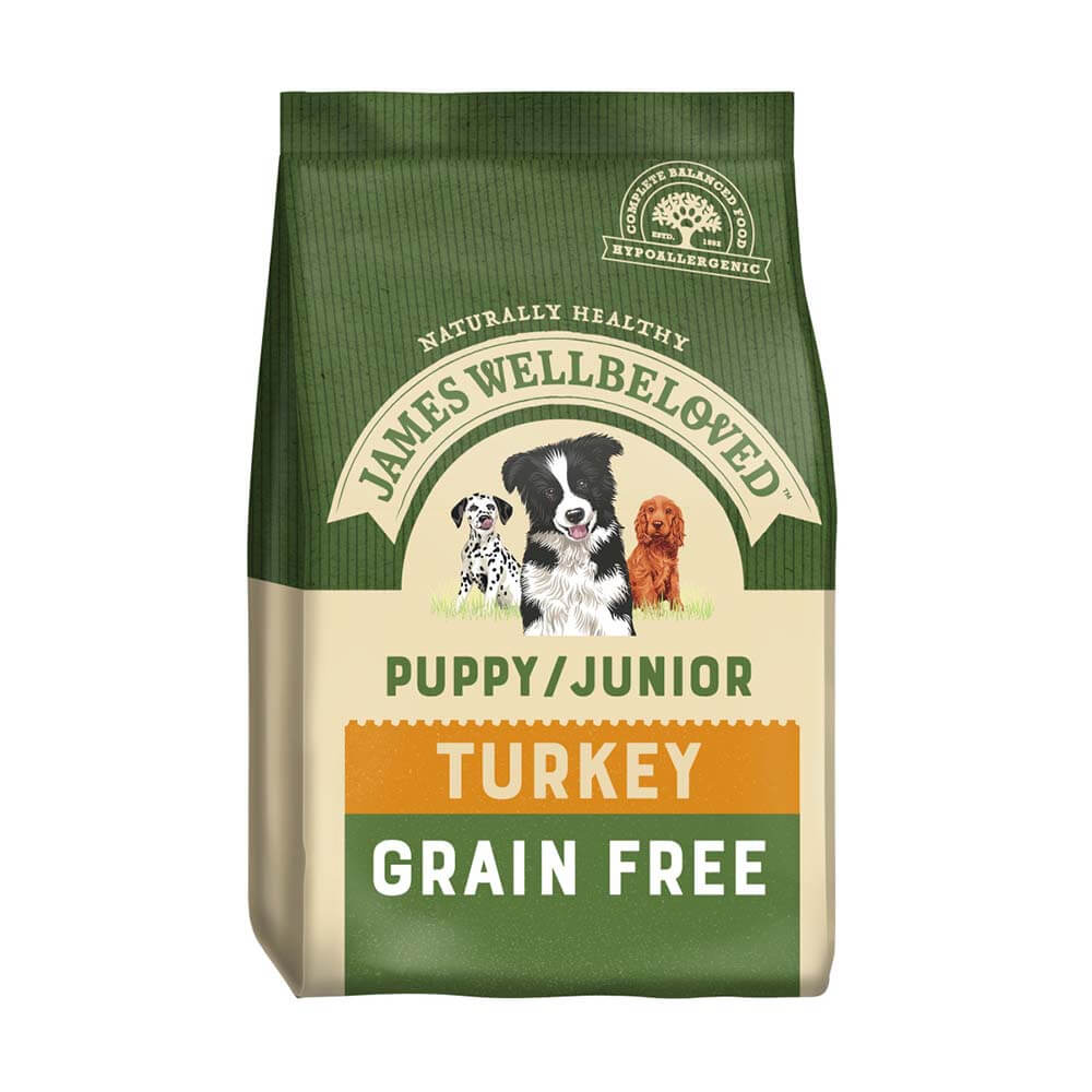 James Wellbeloved Turkey &amp; Veg Grain Free Puppy 1.5kg