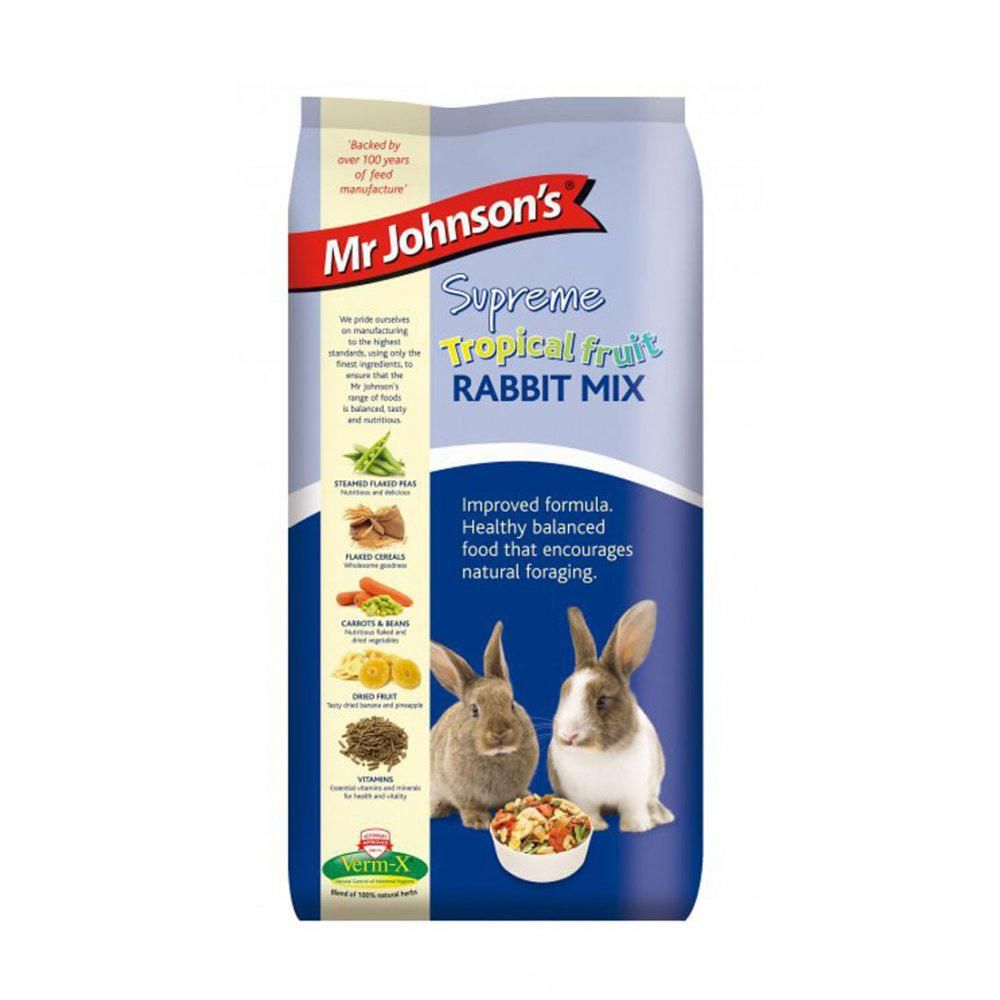 Mr Johnson's Supreme Tropical Fruit Rabbit Mix 900g-Pet n Pony-Mr Johnsons