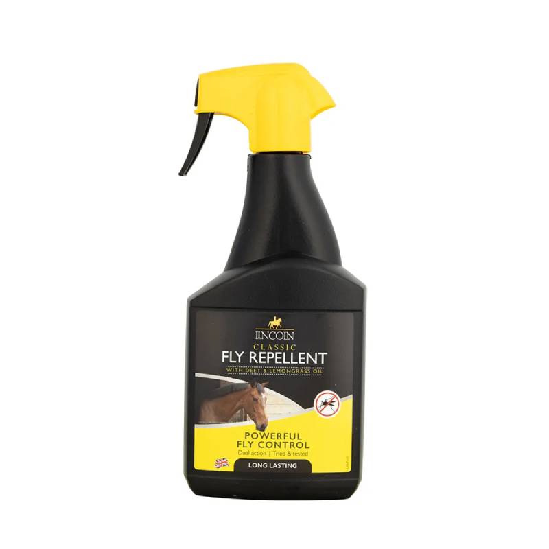 Lincoln Fly Repellent 500ml by Lincoln offers long-lasting protection for horses.
