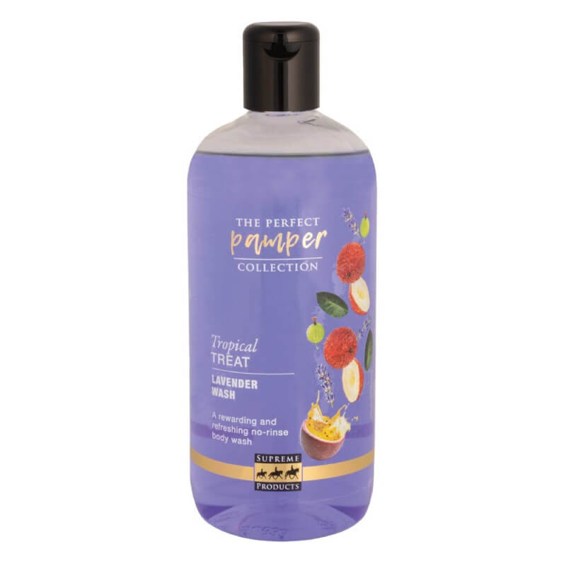 Supreme Products Tropical Treat Lavender Wash 500ml is a refreshing purple body wash.