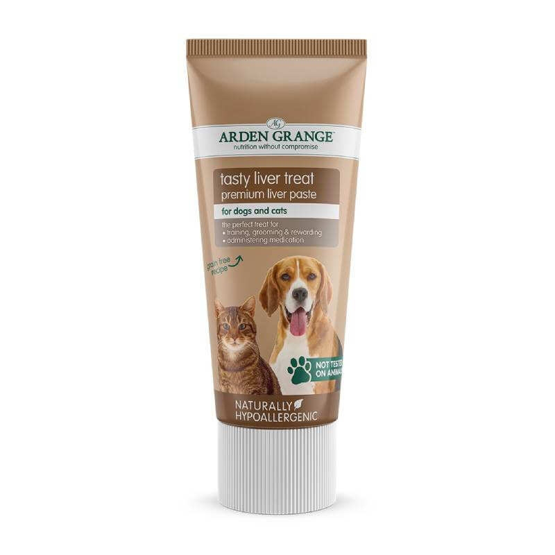 Arden Grange Tasty Liver Paste 75g for dogs and cats.