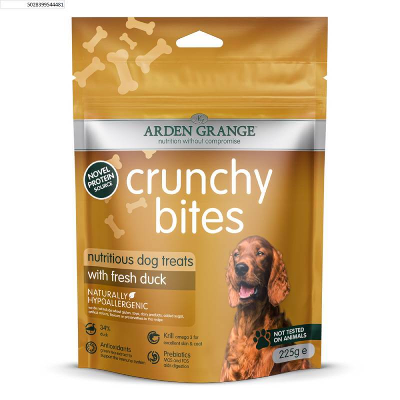 Arden Grange Crunchy Bites Duck 225g