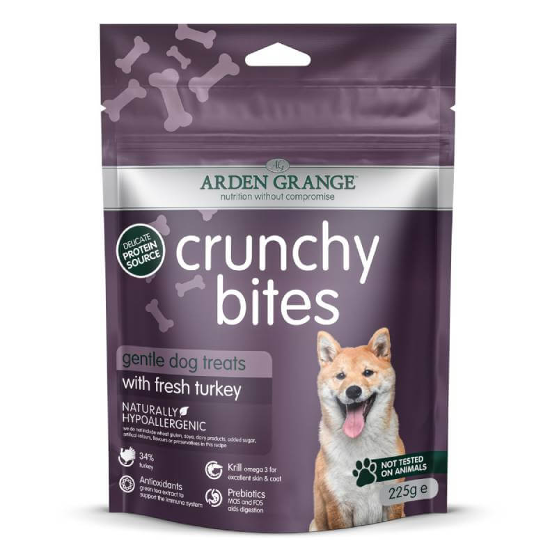 Arden Grange Crunchy Bites Turkey 225g-Pet n Pony-Arden Grange