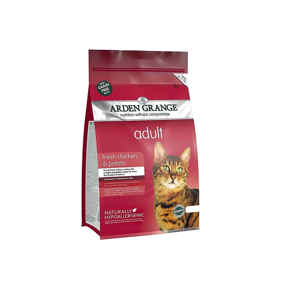 Arden Grange Cat Chicken &amp; Potato, grain free cat food for adult cats.