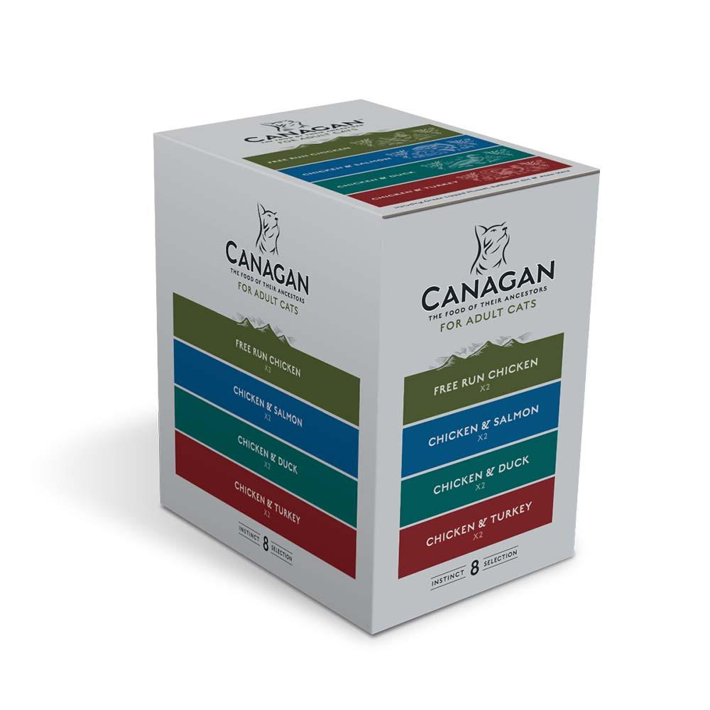 Canagan Cat Multipak Wet Pouch 8x85g