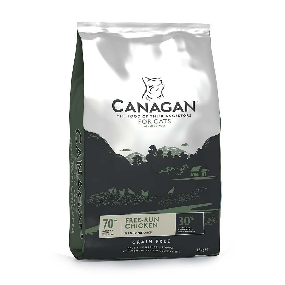 Canagan Grain Free Cat Free Run Chicken Dry Food, 1.5kg bag.