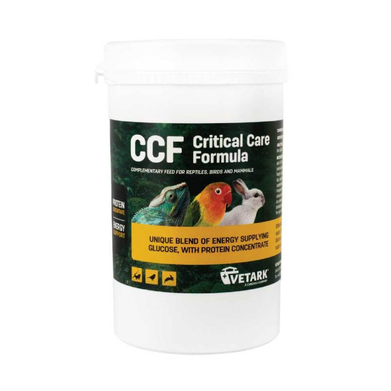 Vetark Critical Care Formula 150g: emergency nutrition for reptiles, birds &amp; mammals.