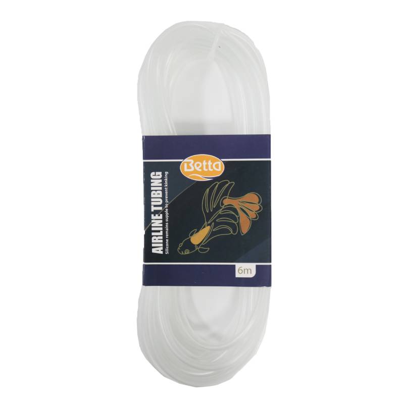 Betta Silicone Airline Tubing 6m—ideal for aquariums.