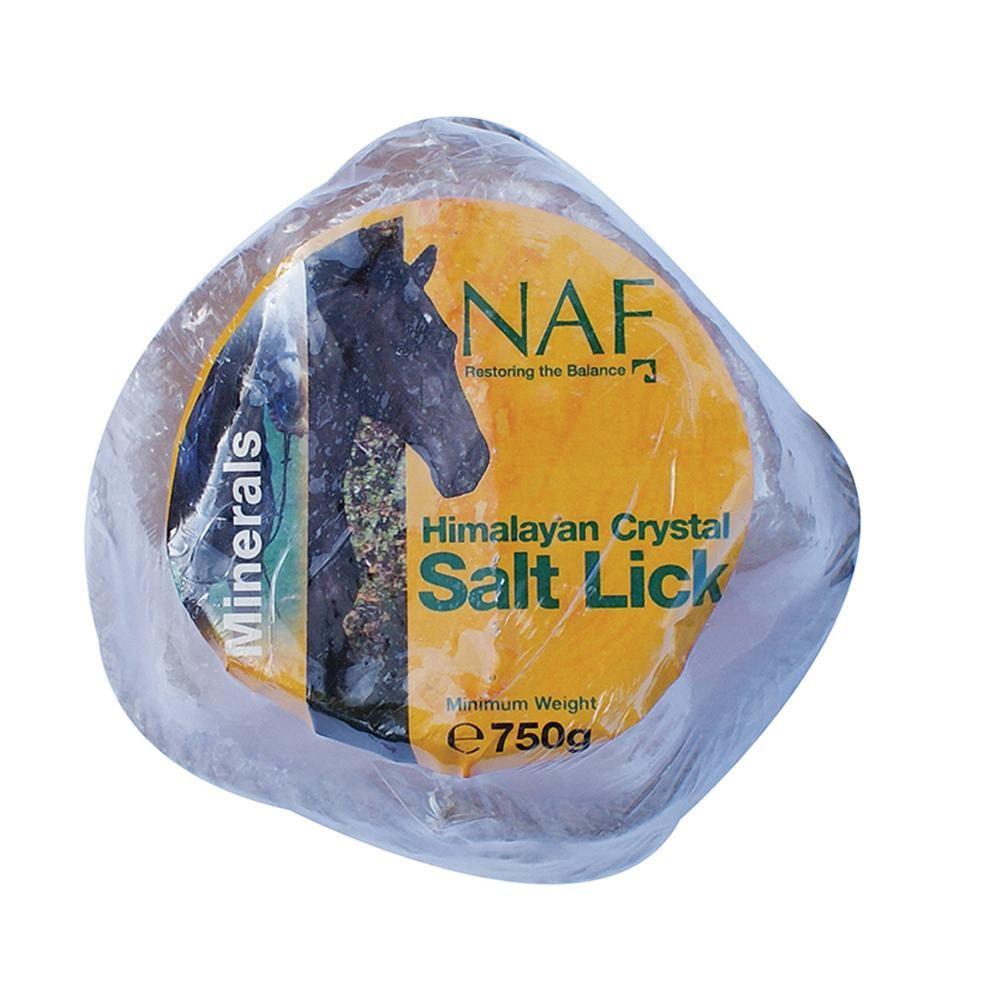NAF Himalayan Salt Lick Small, 750g—pure salt for horses and other animals.